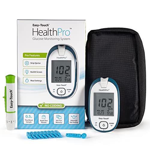 HealthPro Glucose Monitor with Lancing Device & Lancets