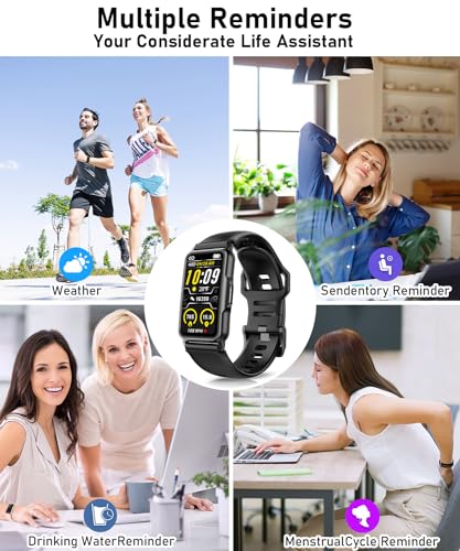 Smart Fitness Watch with Heart Rate and Sleep Tracker
