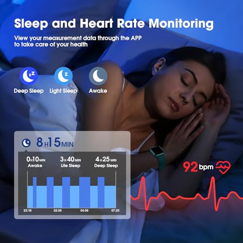 Fitness Tracker Watch with Heart Rate Monitor