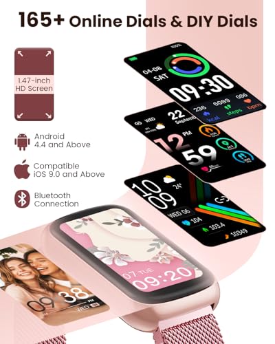 Fitness Tracker Smartwatch with Heart Rate Monitor