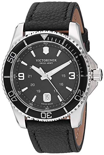 Victorinox Swiss Quartz Watch with Leather Strap