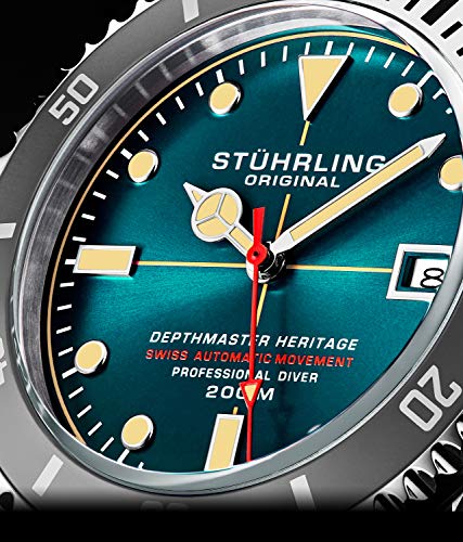 Stuhrling Original Men's Swiss Dive Watch - 200M