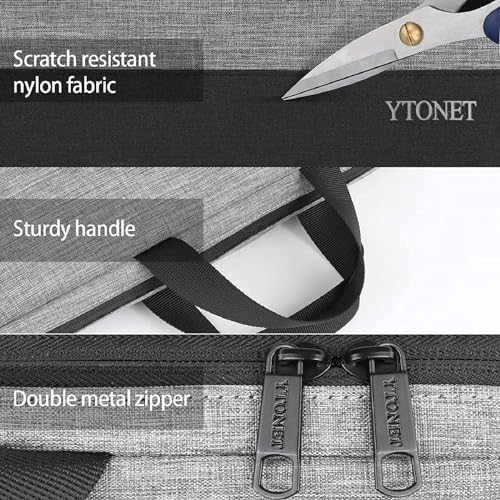 Ytonet 15.6" Water Resistant Laptop Case, Grey