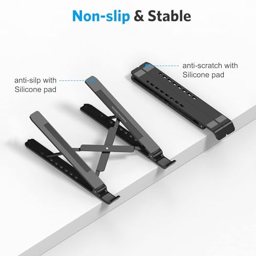 Adjustable Ergonomic Laptop Stand for All Devices