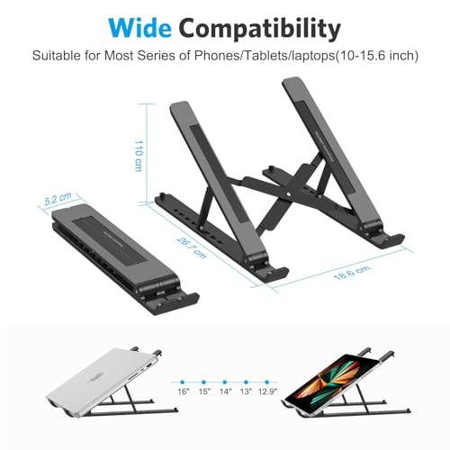 Adjustable Ergonomic Laptop Stand for All Devices