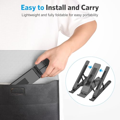 Adjustable Ergonomic Laptop Stand for All Devices