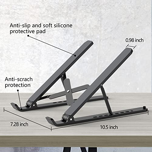 Adjustable Foldable Laptop Stand for 10-15.6" Laptops