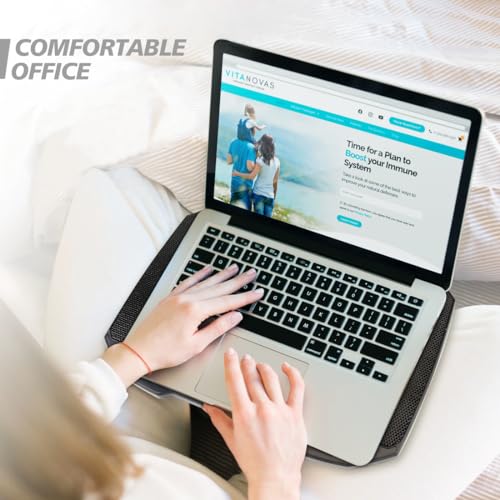 5-Fan Adjustable Laptop Cooling Pad (Black)