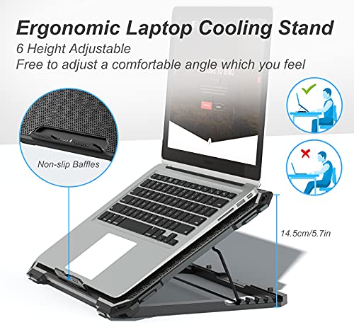 ICE COOREL Laptop Cooling Pad with 6 Fans