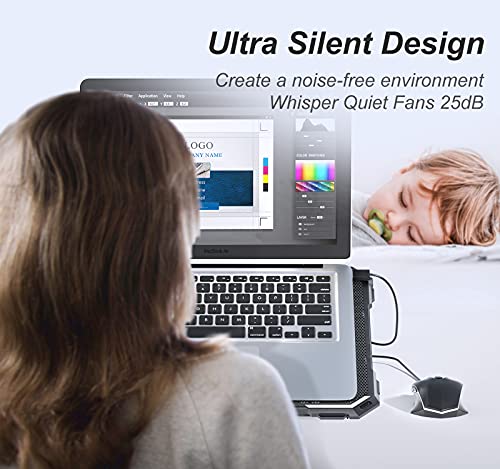 ICE COOREL Laptop Cooling Pad with 6 Fans