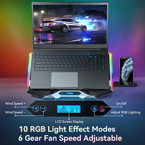 ICE COOREL RGB Gaming Laptop Cooling Pad