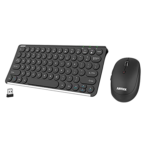 Arteck Wireless Keyboard and Mouse Combo - Slim & Compact