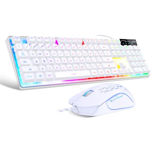 K1 RGB Backlit Gaming Keyboard and Mouse Combo