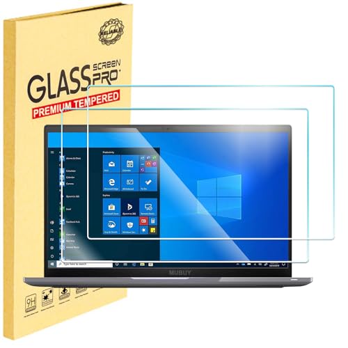 15.6" Laptop Screen Protector Tempered Glass - 2 Pack