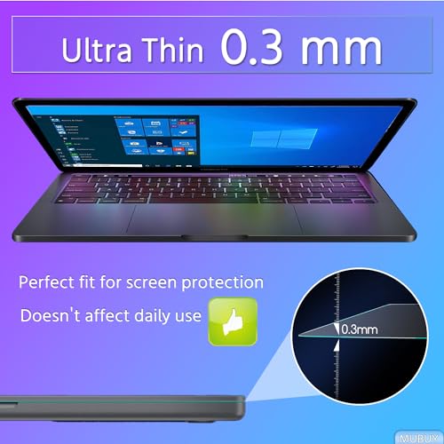 15.6" Laptop Screen Protector Tempered Glass - 2 Pack