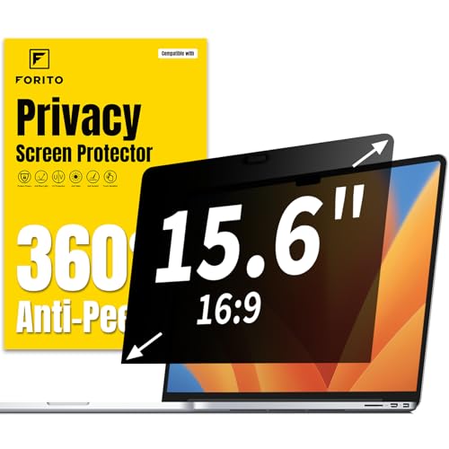 15.6" Laptop Privacy Screen Protector - 360° Shield