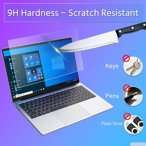 15.6" Laptop Screen Protector Tempered Glass - 2 Pack