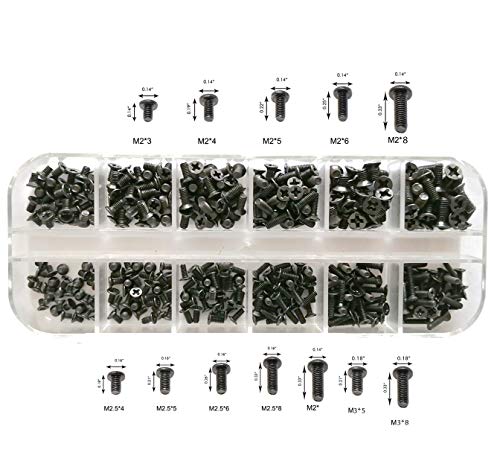 Persberg 360pcs Tiny Computer Replacement Screw Kit