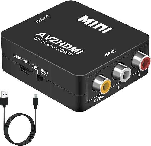 DigitConvert RCA to HDMI 1080P Mini Converter
