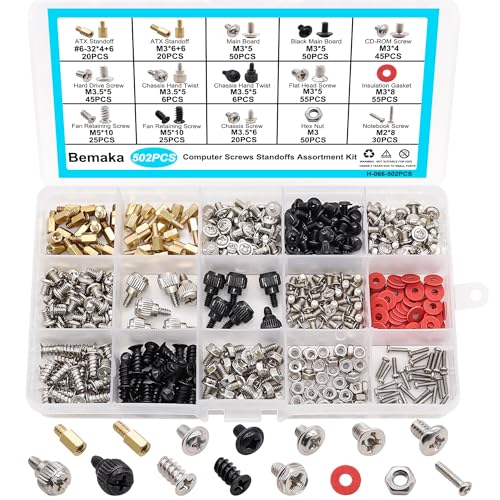 502PCS Computer Screws Assortment Kit for DIY Repair