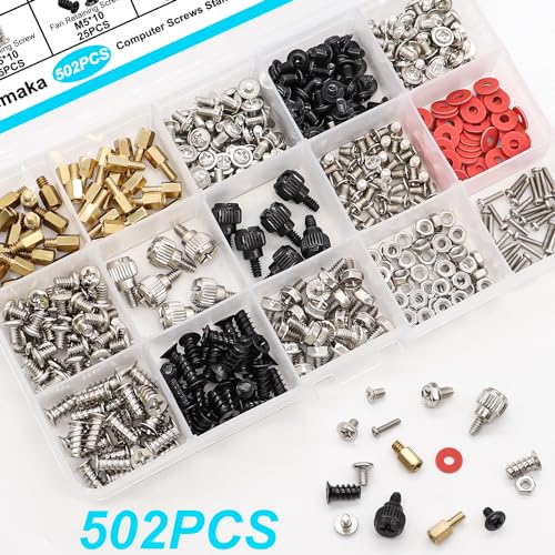 502PCS Computer Screws Assortment Kit for DIY Repair