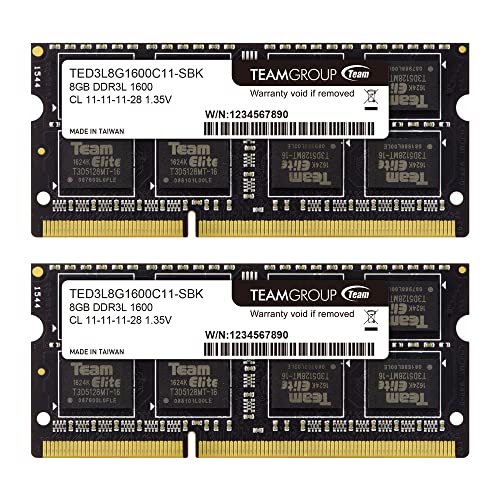 TEAMGROUP Elite 16GB DDR3L Laptop Memory Kit