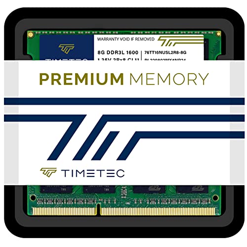 Timetec 16GB DDR3L Laptop RAM Dual Rank SODIMM