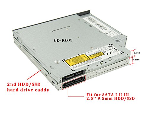 Universal 9.5mm SATA Hard Drive Caddy Adapter