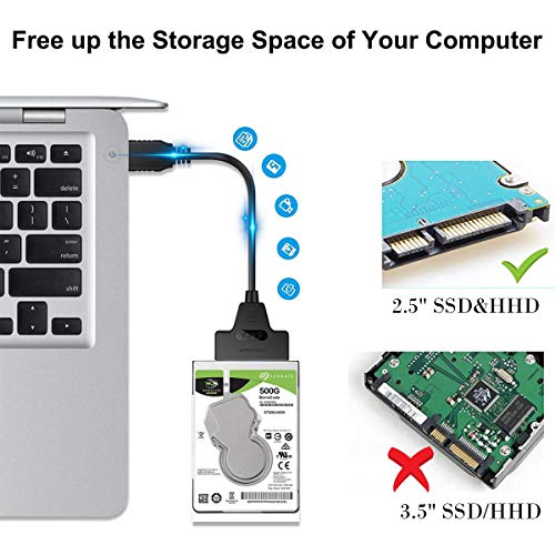 EYOOLD USB 3.0 SATA Adapter for HDD/SSD