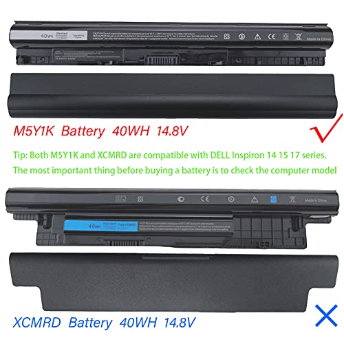 M5Y1K 14.8V Laptop Battery for Dell Inspiron