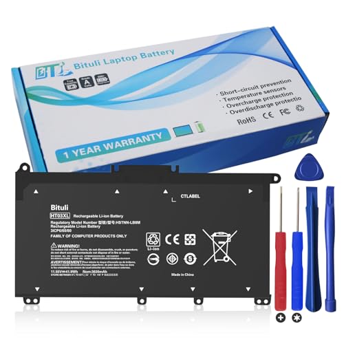 Bituli HT03XL Laptop Battery for HP Pavilion Series