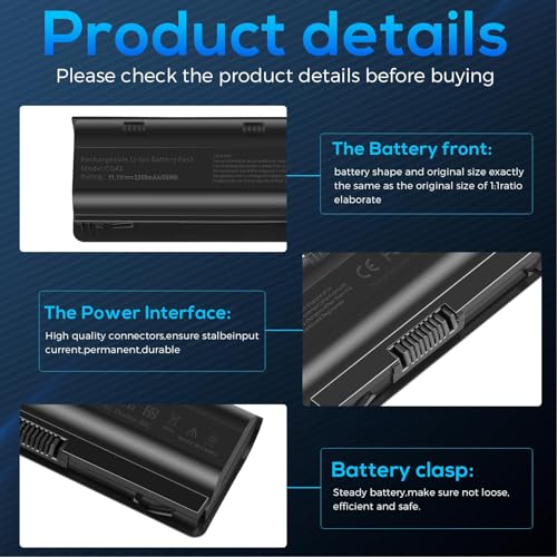 TREE.NB Replacement Battery for HP Laptops