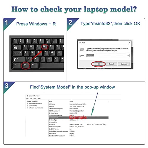 WDX0R Replacement Battery for Dell Inspiron Laptops