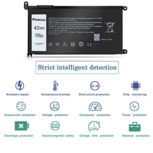 WDX0R Replacement Battery for Dell Inspiron Laptops