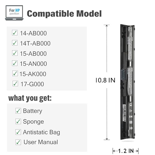 800049-001 KI04 Laptop Battery for HP Pavilion