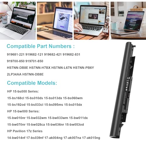 HP Laptop Battery Replacement for Models 919700-850