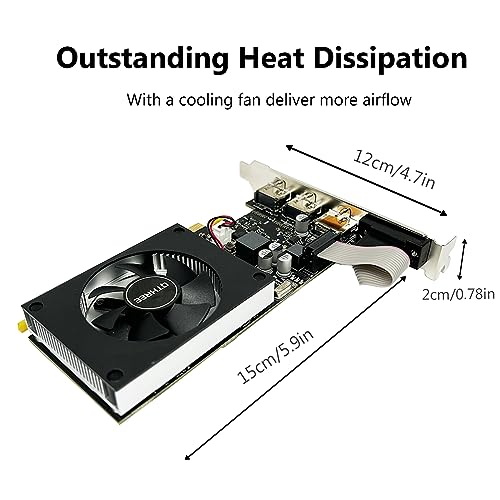 QTHREE GT 730 4GB Graphics Card for Gaming