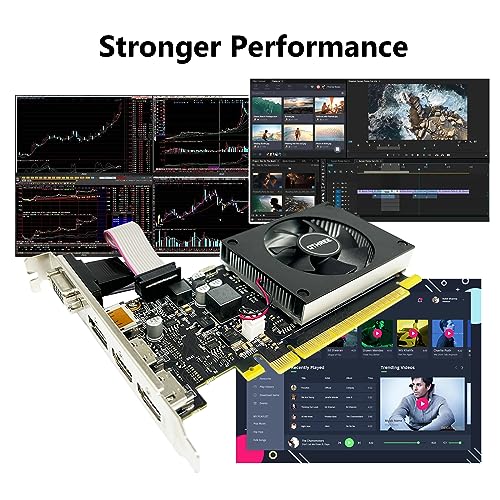 QTHREE GT 730 4GB Graphics Card for Gaming