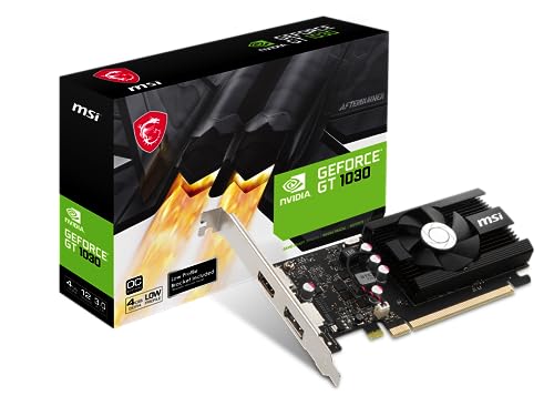 MSI GeForce GT 1030 4GB OC Graphics Card