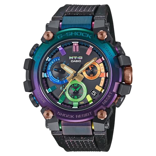 Casio MT-G Nebula Rainbow Chronograph Limited Edition