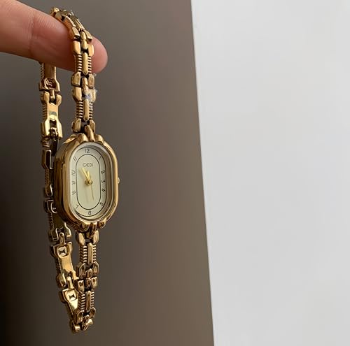 FANMIS Women's Vintage Gold Analog Wrist Watch