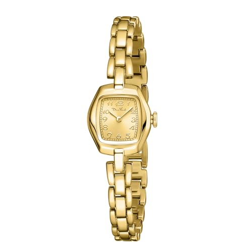 Elegant Gold Women's Vintage Stainless Steel Watch