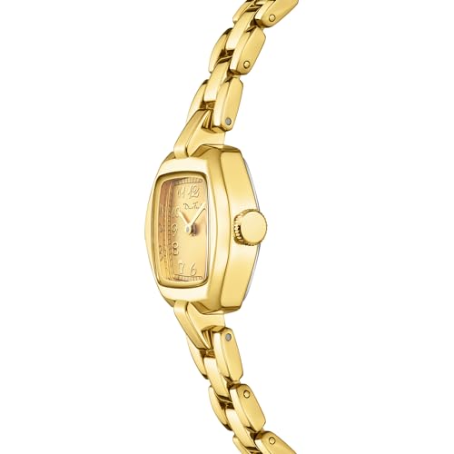 Elegant Gold Women's Vintage Stainless Steel Watch