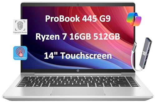 HP ProBook 445 G9 Laptop with Touchscreen & Ryzen 7