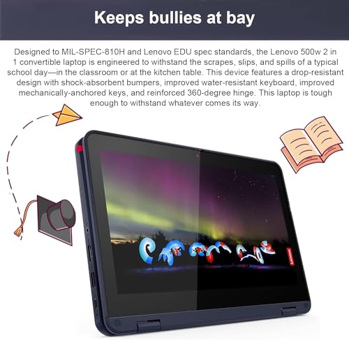 Lenovo 500w Gen 3 2-in-1 Touchscreen Laptop