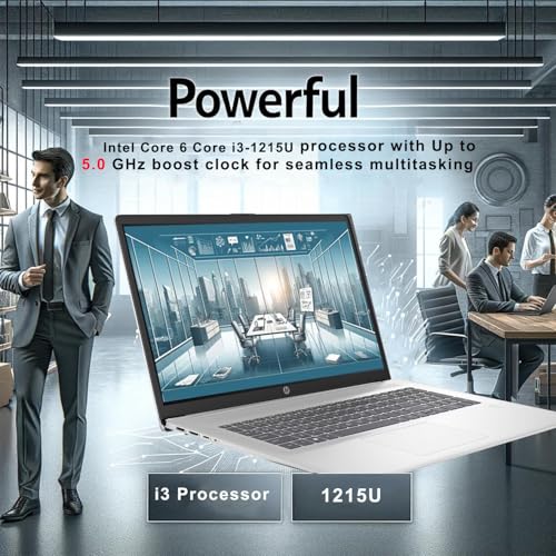 HP Ultrabook 17.3" FHD Laptop with 40GB RAM