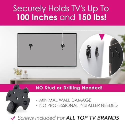 HangSmart TV® No Stud Wall Mount for 19-100" TVs