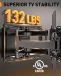Full Motion TV Wall Mount for 42-84 Inch TVs