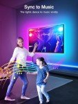 GIPOYENT 16.4FT Bluetooth RGB LED TV Backlight