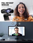 Gohero 1080P Webcam with Microphone & Tripod